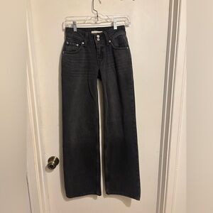 Levi's Black Wide Leg Women's Jeans